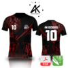 Arte Vetor Camisa Interclasse Lobo Geométrica