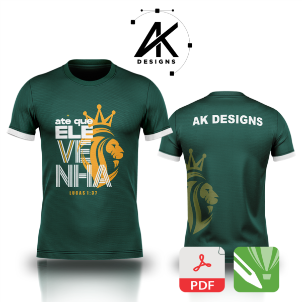 Arte Vetor Camisa - Religião - Até Que Ele Venha